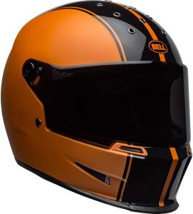 BELL Eliminator Rally Motorcycle Helmet RALLY BLACK/METALLIC ORANGE